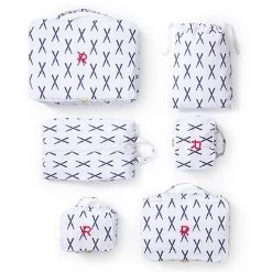 6 Piece Crossed Skis Packing Cubes | 1 -Grocery Store 6 piece crossed skis packing cubes c 1