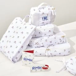 Patterned Passport Case, Printed | 3 -Grocery Store 6 piece skier packing cubes c 1