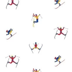 Patterned Passport Case And Luggage Tag Set, Foil Debossed | 2 -Grocery Store 6 piece skier packing cubes c 2