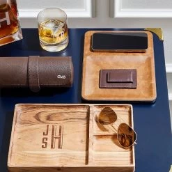 Acacia Valet Tray | 2 -Grocery Store acacia valet tray c 5