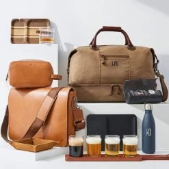 Acacia Wood Beer Flight Tasting Set | 1