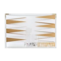 Acrylic Backgammon Game Set | 3 -Grocery Store acrylic backgammon game set metallic c