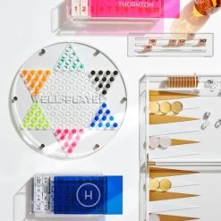 Acrylic Chinese Checkers Game Set | 1