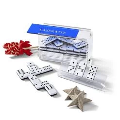 Acrylic Domino Game Set With Racks | 2 11 Acrylic Domino Game Set With Racks | 2 -Grocery Store acrylic domino game set with racks c 1