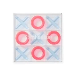 Acrylic Neon Tic Tac Toe Game Set | 1 -Grocery Store acrylic neon tic tac toe game set c 2