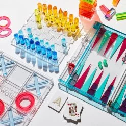 Acrylic Neon Tic Tac Toe Game Set | 1