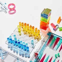 Acrylic Neon Tumbling Tower | 1 10 Acrylic Neon Tumbling Tower | 1 -Grocery Store acrylic neon tumbling tower c 3