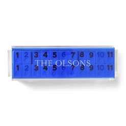 Acrylic Rummy Tile Game Set | 3 -Grocery Store acrylic rummy tile game set c 4