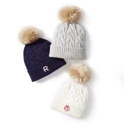Cable Knit Pom Pom Hat | 8