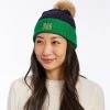 Colorful Pom Pom Hat | 2 -Grocery Store adult colorful pom pom hat c