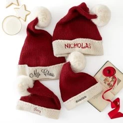 Floppy Knit Santa Hat | 1