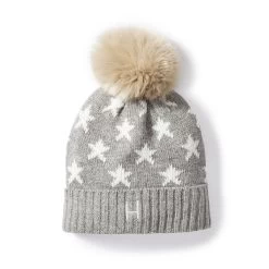 Stars Pom Pom Hat | 2 -Grocery Store adult stars pom pom hat c 2