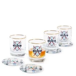 Après Ski Glass Coasters, Set Of 4 | 1