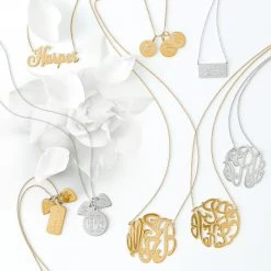 Sarah Chloe Layered 3-Disc Initial Necklace | 6