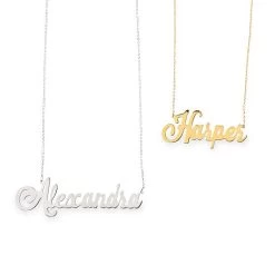 Sarah Chloe Ava Script Necklace | 3 -Grocery Store ava script personalized necklace c 1