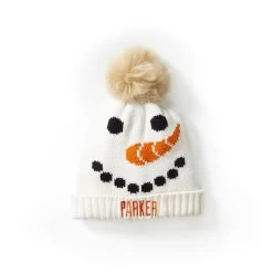 Baby + Kids Snowman Pom Pom Hat | 3 -Grocery Store baby kids snowman pom pom hat c 2