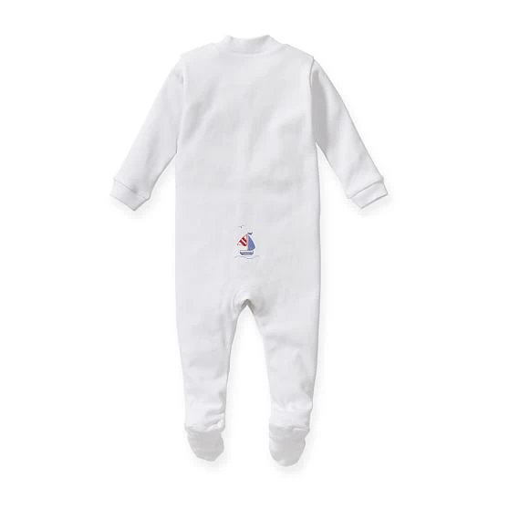 Embroidered Baby Footie | 11 9 Embroidered Baby Footie | 11 - Image 7
