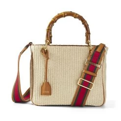 Bamboo Elisabetta Raffia Crossbody  | 3 -Grocery Store bamboo elisabetta raffia crossbody 2 c