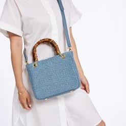 Bamboo Elisabetta Raffia Crossbody  | 3 -Grocery Store bamboo elisabetta raffia crossbody c 5