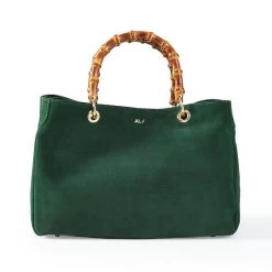 Bamboo Elisabetta Suede Handbag | 3 -Grocery Store bamboo elisabetta suede handbag c 1