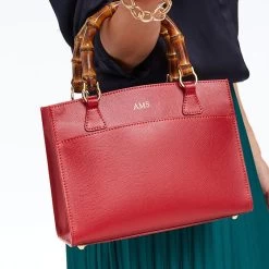 Bamboo Italian Leather Crossbody | 2 -Grocery Store bamboo italian leather crossbody 1 c