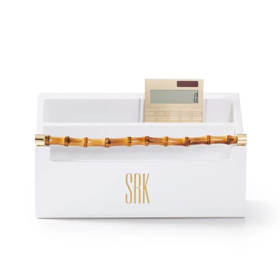 Bamboo Lacquer Desk Organizer | 1 4 Bamboo Lacquer Desk Organizer | 1 - Image 2