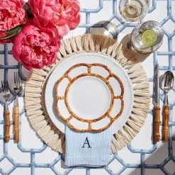 Bamboo Melamine Accent Plate, Set Of 4 | 1