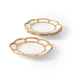 Bamboo Melamine Accent Plate, Set Of 4 | 1 -Grocery Store bamboo melamine accent plate set of 4 c 3