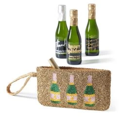Beaded Champagne Wristlet | 1 -Grocery Store beaded champagne wristlet c 3