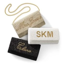 Beaded Foldover Crossbody Clutch | 4