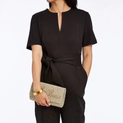 Beaded Foldover Crossbody Clutch | 4 -Grocery Store beaded foldover crossbody clutch c 3