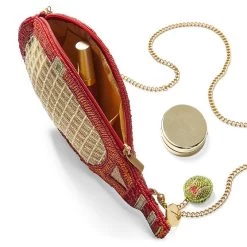 Beaded Tennis Racket Crossbody Bag | 1 -Grocery Store beaded tennis racket crossbody bag c 1