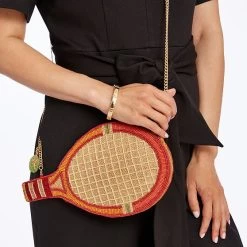 Beaded Tennis Racket Crossbody Bag | 1 -Grocery Store beaded tennis racket crossbody bag c 3