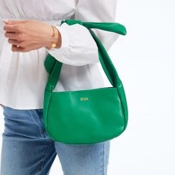 Bella Vegan Leather Bow Bag | 4 -Grocery Store bella bow bag c 1