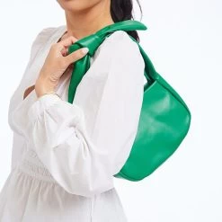 Bella Vegan Leather Bow Bag | 4 -Grocery Store bella bow bag c