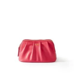 Bella Vegan Leather Ruched Pouch Set | 5 -Grocery Store bella ruched pouch set 2 c 2