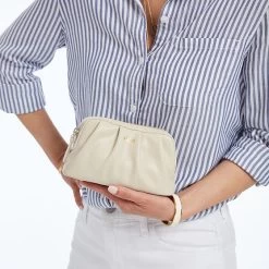 Bella Vegan Leather Ruched Pouch Set | 5 -Grocery Store bella ruched pouch set c 1