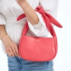 Bella Vegan Leather Bow Bag | 4