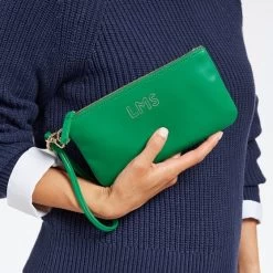 Bella Vegan Leather Wristlet Pouch | 5