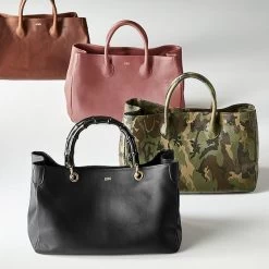 Black Bamboo Elisabetta Slouch Handbag | 1 -Grocery Store black bamboo elisabetta slouch handbag c 5