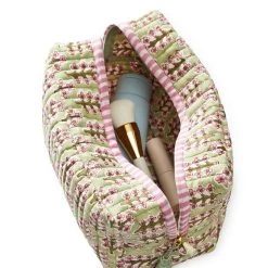 Block Print Travel Pouch Set | 3 -Grocery Store block print travel pouch c 1