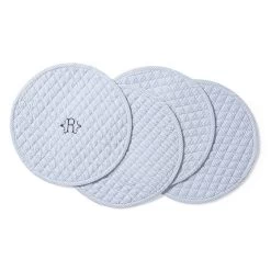 Blue Stripe Seersucker Placemats, Set Of 4 | 1 8 Blue Stripe Seersucker Placemats, Set Of 4 | 1 -Grocery Store blue stripe seersucker placemats set of 4 c 3