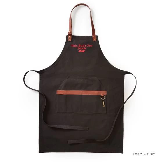 Budweiser Waxed Canvas And Leather Apron | 1 4 Budweiser Waxed Canvas And Leather Apron | 1 - Image 2