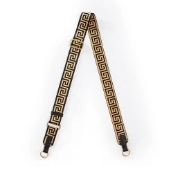 Build Your Bag Crossbody Strap, Greek Key Twill | 4 -Grocery Store build your bag crossbody strap greek key twill c 2