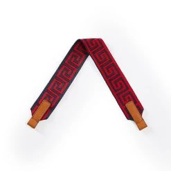 Build Your Bag Shoulder Strap, Greek Key Twill | 2 -Grocery Store build your bag shoulder strap greek key twill c 1