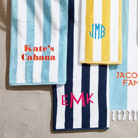 Cabana Stripe Beach Towel | 14 6 Cabana Stripe Beach Towel | 14 - Image 4