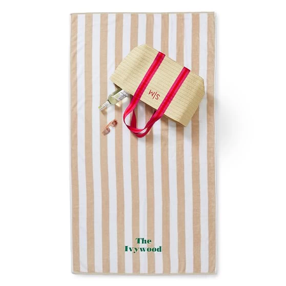 Cabana Stripe Beach Towel | 14 11 Cabana Stripe Beach Towel | 14 - Image 9