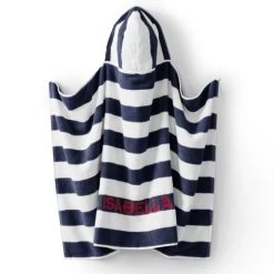 Cabana Stripe Kids Hooded Beach Towel | 4 -Grocery Store cabana stripe kids hooded beach towel c 2