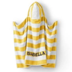 Cabana Stripe Kids Hooded Beach Towel | 4 -Grocery Store cabana stripe kids hooded beach towel c 5