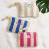 Cabana Stripe Straw Pouch | 3